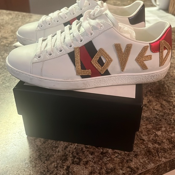 Gucci Loved Tennie shoes size 9 - Picture 3 of 6